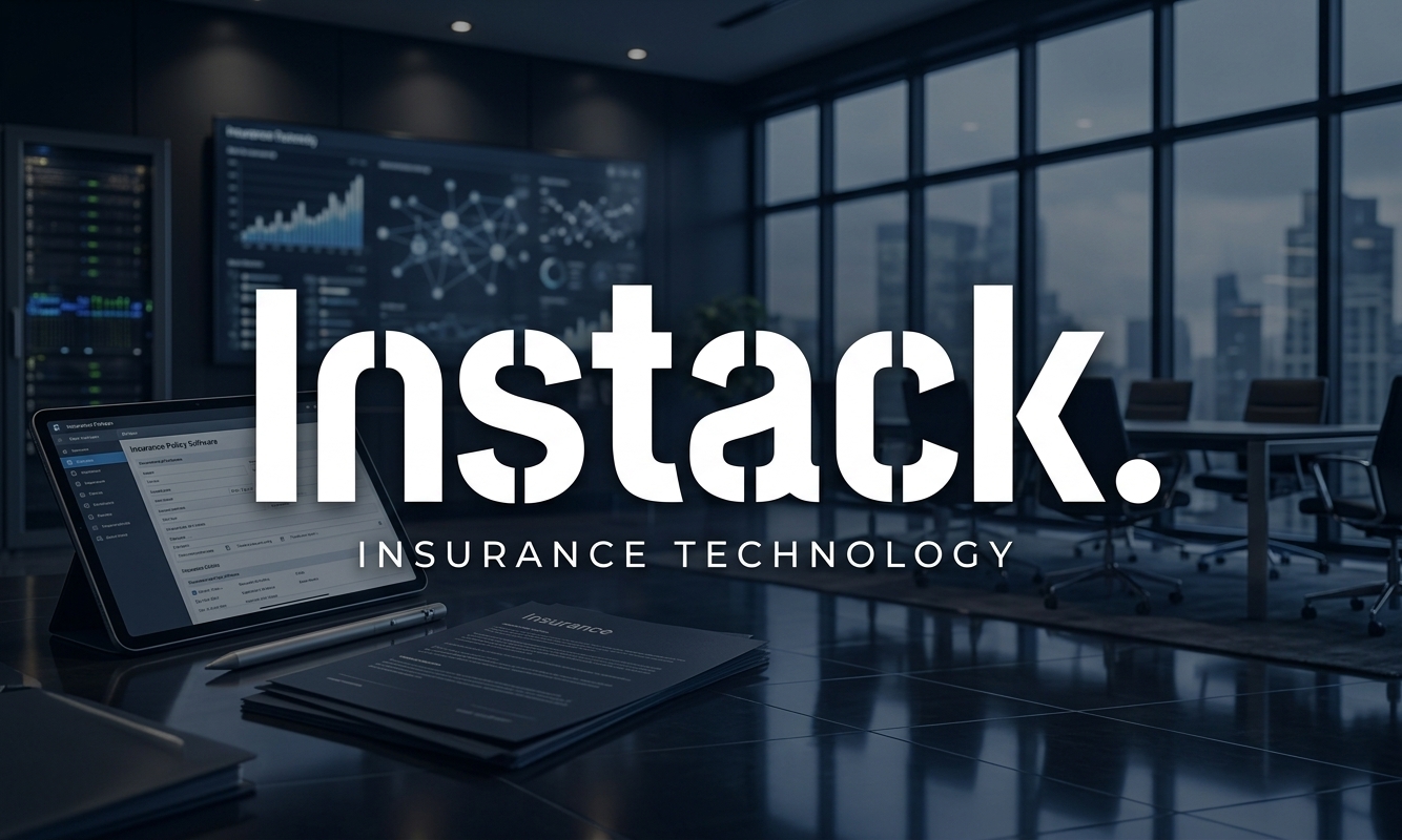Instack Insurance logo design
